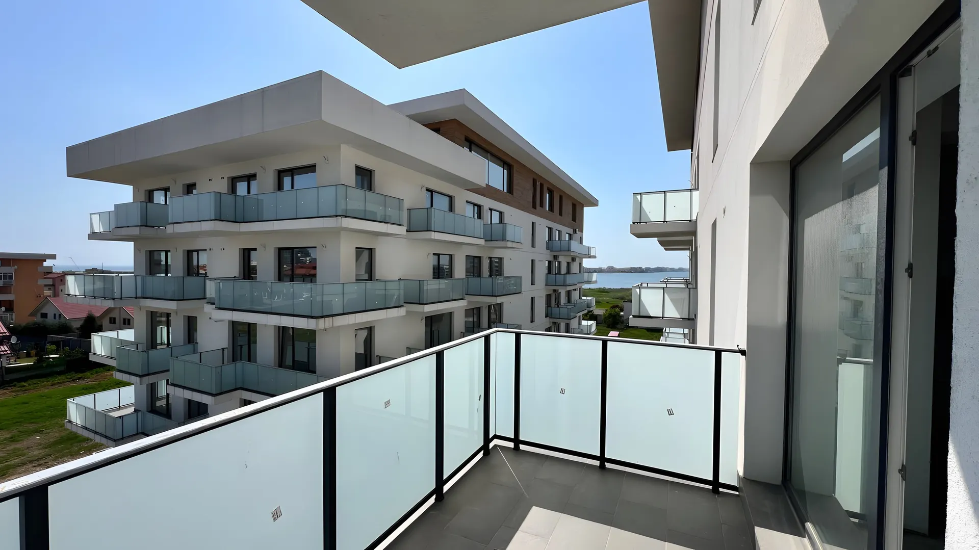 Balcon al unui apartament din XENERO Residence
