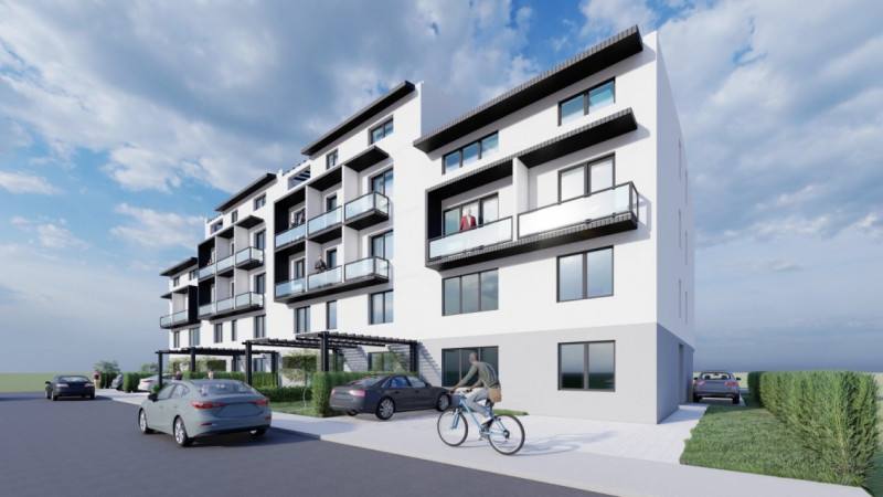 XENERO Residence Compozitori, randare de prezentare a accesului
