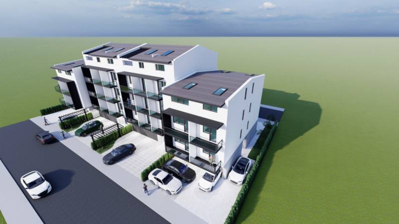 XENERO Residence Compozitori, randare de prezentare din aer